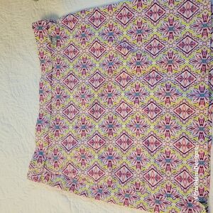 Colorful Geometric Patterned Skirt